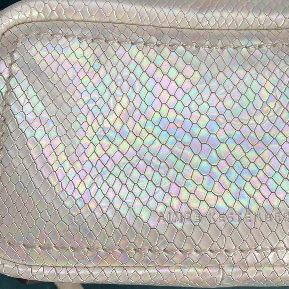 Aimee Kestenberg Handbags - Aimee Kestenberg Cooper Hologram Snake Embossed Leather Crossbody Bag